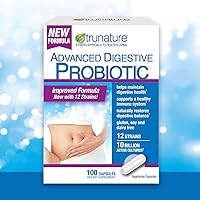 TruNature Digestive Probiotic Capsules, 100 Count