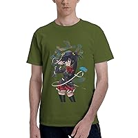 Love Chunibyo Other Delusions T-Shirt Manga Design 3D Printed Shirts for Man's Fashion Style Short Sleeve Shirt Black