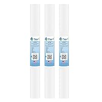 Tier1 5 Micron 20 Inch x 2.5 Inch | 3-Pack Spun Wound Polypropylene Whole House Sediment Water Filter Replacement Cartridge | Compatible with Pentek P5-20, 155016-43, SDF-25-2005, Home Water Filter