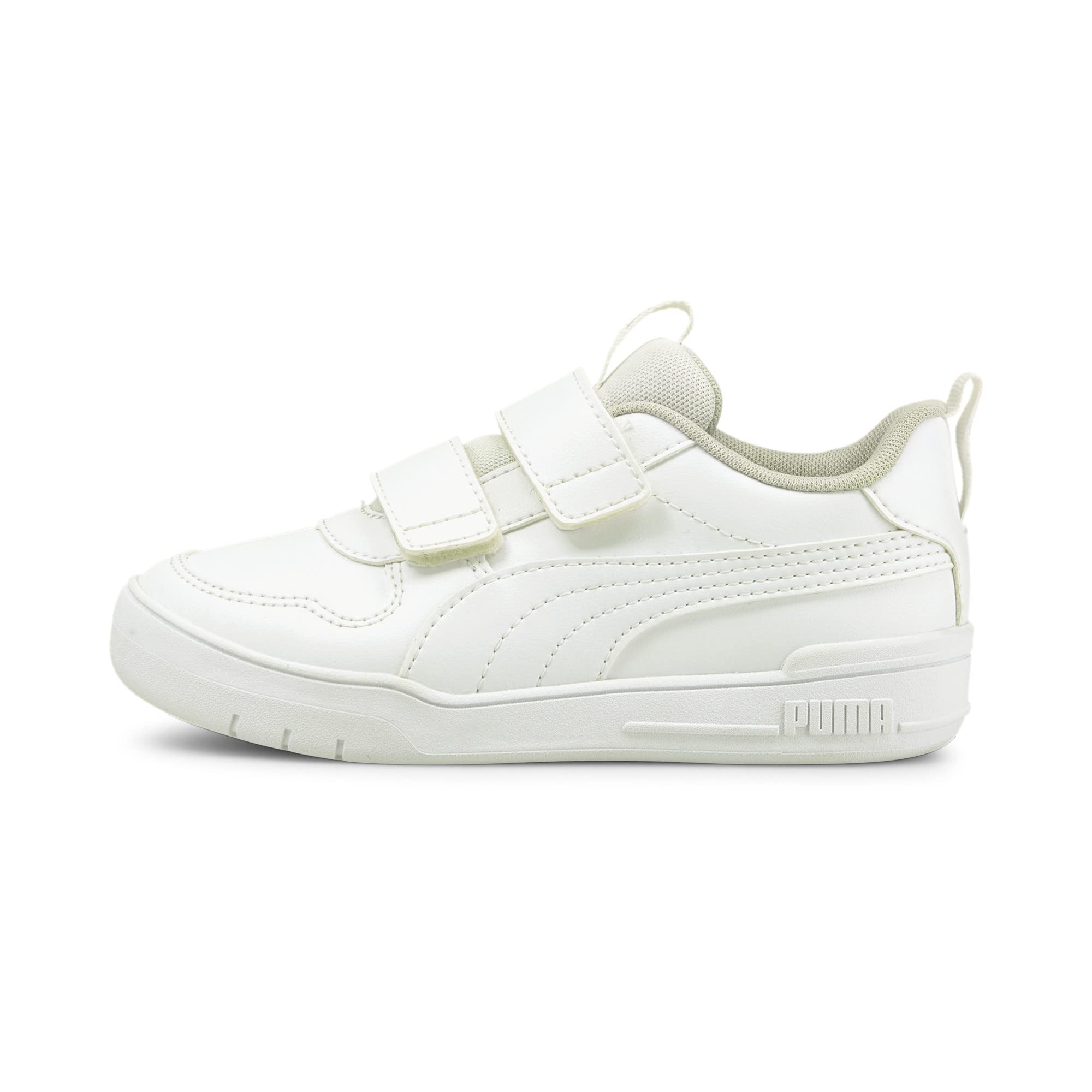 PUMA Multiflex Hook & Loop Sneaker, White White, 12.5 US Unisex Little Kid