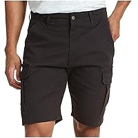 Shorts for Men Cargo Shorts Flat Front Comfort Chino Shorts Stretch Casual Short Classic Fit Work Short with Pocket