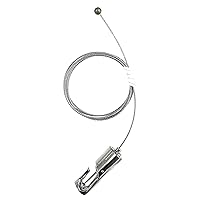 Fukui Metal Crafts WR-8 Ball Type Mini Wire Freely Fit Φ0.04 inch (1.0 mm) L = 3.2 ft (1.0 m) Picture Rail Hanging Hook for Posters, Picture Frames, Paintings, Wall Hangings, Exhibitions