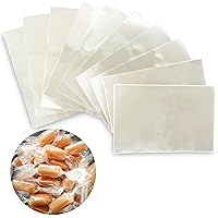 Clear Candy Wrappers for Caramels (600 Pcs 3.5 x 5 inches) - Natural Clear Cellophane Candy Wrappers - Caramel Wrappers - Candy Wrapping Paper - Chocolate Wrappers - Lollipop Wrappers