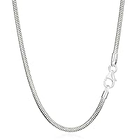 NKlaus Genuine 925 Sterling Silver Snake Chain 1.90 mm Wide