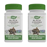 Nature's Way Black Cohosh Root, Traditional Women's Health Remedy*, 540 mg, 100 Vegan Capsules (Pack of 2)