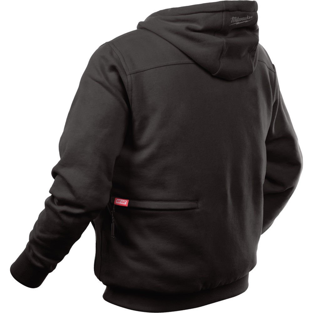 Milwaukee 2381-XL X-Large M12 Cordless Lithium-Ion Black Heated Hoodie Kit (Battery and Charger Included)