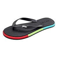 Men’s Flip Flops Arch Support Sport Thong Sandals Non Slip Outdoor Beach Walking Slippers