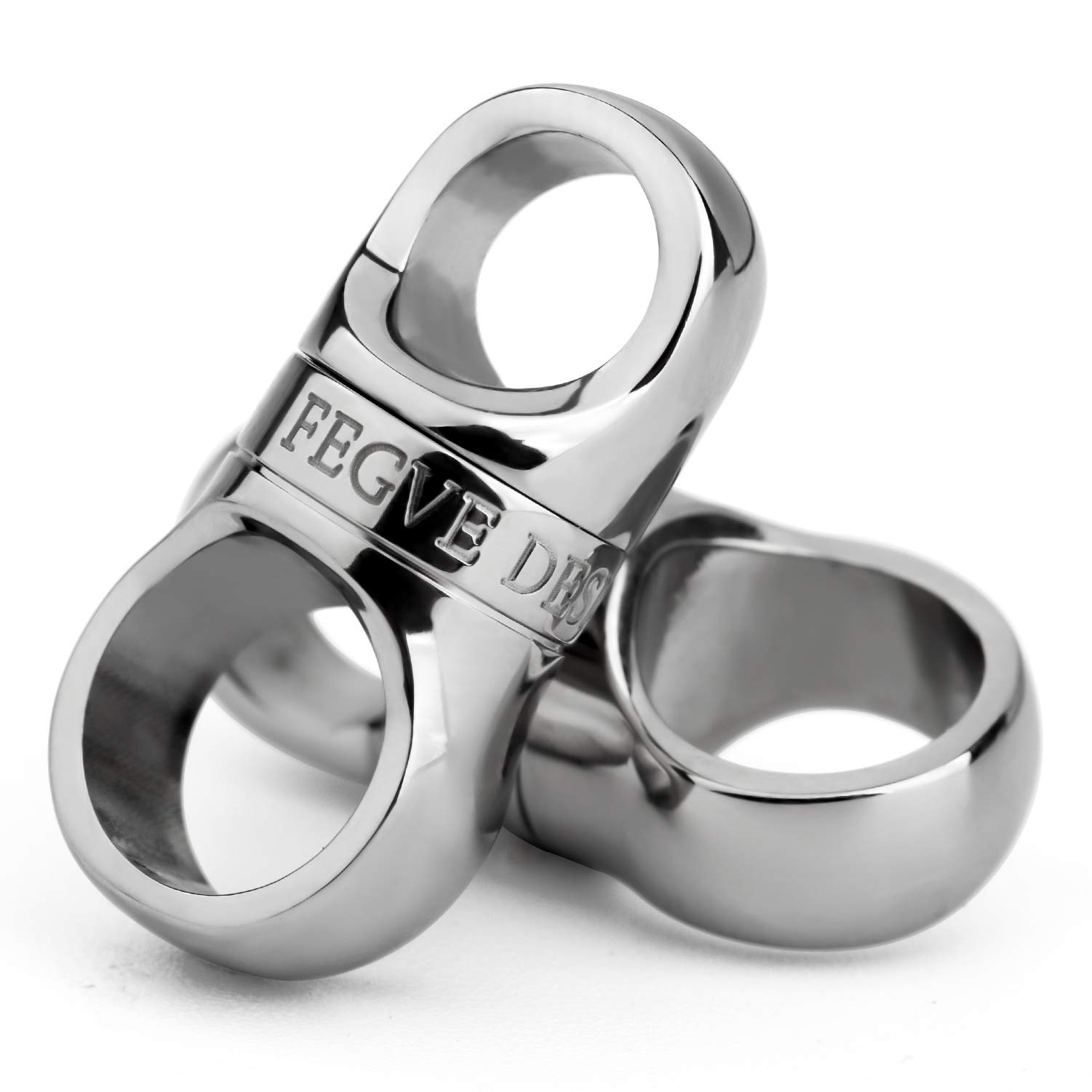 TISUR Titanium Key Ring, Key Chain Rings Heavy Duty Swivel Keyrings  Carabiner Keychain For Men And Women Key Chain Assecories (1Pc Swivel +2pcs  Black