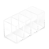 Richards Homewares Cosmetic Tray, 4-Compartment, Clear