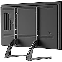 ELIVED Universal Table Top TV Stand for Most 27 to 55 inch LCD LED Plasma Flat Screen TVs, TV Base Height Adjustable Leg Stand Holds up to 88lbs, VESA up to 800x400mm, YD1014
