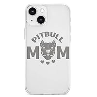 Pitbull Mom Custom Case for iPhone 13 /iPhone 13Pro/iPhone 13 Mini/iPhone 13Pro Max Cover TPU Funny