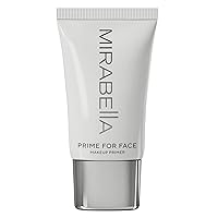 Mirabella Prime for Face, Makeup Primer, Weightless Silicone Primer with Vitamin E Preps, Perfects & Protects for Flawless Makeup Application, Silky Smooth Base for Foundation for All Skin Types