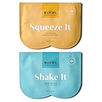 Butt Mask Duo Bundle, Squeeze It + Shake It - Includes 1x Squeeze It Rejuvenating + Brightening Butt Sheet Mask and 1x Shake It Firming Butt Sheet Mask - Original Butt Masks