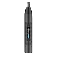 ConairMan Nose Hair Trimmer for Men, For Nose, Ear, and Eyebrows, Patent 360 Bevel Blade for No Pull, No Snag Trimming Experience, Cordless Lithium-Powered Trimmer with Drawstring Bag