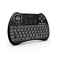 (Backlit Version) H9+ Mini Keyboard,2.4GHz Wireless Mini Handheld Smart TV Remote Keyboard with Touchpad for PC,Raspberry Pi 2, Pad, Smart TV, Android TV Box, Windows 7 8 10