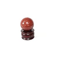 Jet Red Jasper 45-50 mm Ball Sphere Gemstone Hand Carved Crystal Altar Healing Devotional Focus Spiritual Chakra Cleansing Metaphysical