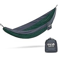 ENO, Eagles Nest Outfitters SingleNest Lightweight Camping Hammock, Forest/Charcoal