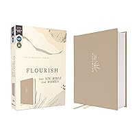 Flourish: The NIV Bible for Women, Cloth over Board, Cream, Comfort Print Flourish: The NIV Bible for Women, Cloth over Board, Cream, Comfort Print Hardcover