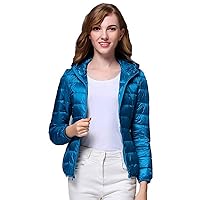 'Winter Women's Thickened Down Jacket Foldable Warm Down Jackets Hooded Coat 6 Color
