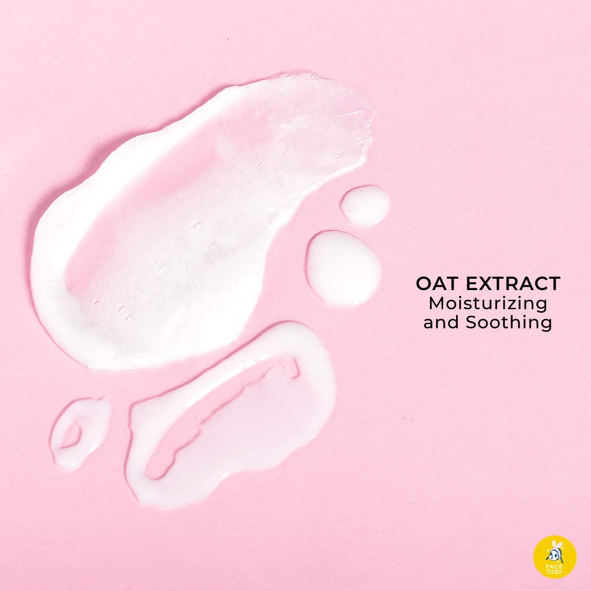 FACETORY Oat Skin Care Bundle made with Oats Extract - Contains 5 Oats My Bananas Sheet Masks, 1 Cloud Puff Cleanser, and 1 Calming Glow Facial Oil - Moisturizing, Nourishing, Smoothing
