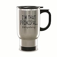 Educational Leader for Teacher and Principal Appreciation Funny Gift Ideas for Educators and Administrators 14oz Steinless Steel Travel Mug