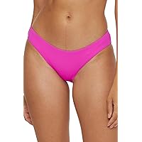 BECCA Women's Standard Color Code Bikini Bottom, Shirred Back, Cheeky Coverage, Swimwear Separates