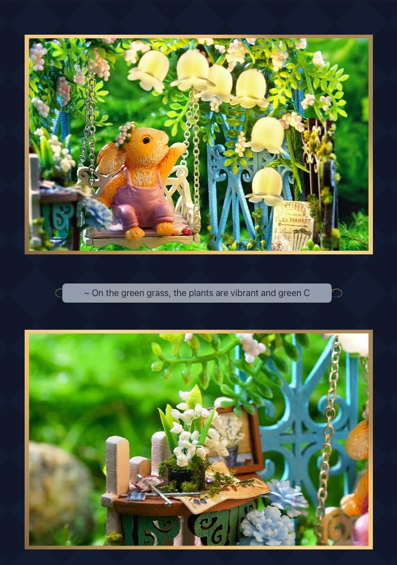 Smart House DIY Cottage Dream Bottle Hearty Moments Fantasy Wonderland Fairy Garden Handmade Gift (Fairy Garden)