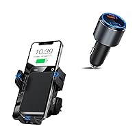 MOKPR Wireless Car Charger & QC3.0 Car Charger