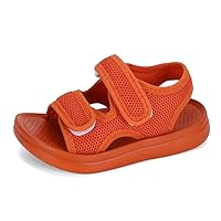 MK MATT KEELY Unisex Kids Summer Slide Sandals Baby Comfort Anti-Slip Open Toe Adjustable Walking Beach Shower Shoes for Boys Girls