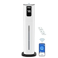 LEVOIT OasisMist 1000S (10L) Smart Humidifier for Home Large Room Bedroom, Last 100 Hours Suitable for Indoor Plant, Cover up to 600ft², Easy Top Fill, Remoter & Voice Control, Auto Mode, Quiet, White