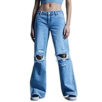 PacSun Women's Medium Blue Low Rise Baggy Jeans