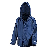 Childrens/Kids Big Boys Core Junior StormDri Rain Over Jacket (9-10 Years) (Navy Blue)