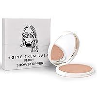 Pressed Highlighter By Give Them Lala- Highly Pigmented Powder Highlighter For Inner Corners, Cheekbones & Lips- Buildable Face Highlighter- Gluten-Free, Cruelty-Free & Vegan, Made In USA (Showstopper) Pressed Highlighter By Give Them Lala- Highly Pigmented Powder Highlighter For Inner Corners, Cheekbones & Lips- Buildable Face Highlighter- Gluten-Free, Cruelty-Free & Vegan, Made In USA (Showstopper)