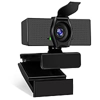 UrbanX Full HD 1080P Webcam with Microphone and Privacy Cover for DELL E7270 Laptop Plug and Play USB Computer Web Camera with Sony Sensor & Autofocus for Streaming/Live Teaching/Video Call/Zoom/Skype