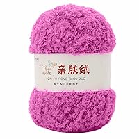 50g/Set Yarn Roll Soft Thin Corals Towel Thread for Knitting Crochet Hand Knitting Crochet Yarn for DIY Sweater Dolls
