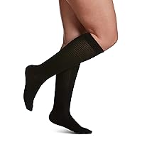 SIGVARIS Women's Casual Cotton 146 - Calf High Medical Compression Socks - 15-20mmHg