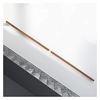 Hand Rails for Indoor Stairs Wood Handrail Safety Non-Slip Wooden Banister Hand Grab Rail Wall Mount Stair Handrail with Support Barckets, Barrier-Free Staircase Grab Bar for Elderly (Size : 3 Feet)