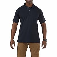 5.11 Tactical Men's Performance Short Sleeve Polo, 100% Polyester, Moisture Wicking, Style 71049