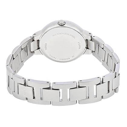 Fossil Virginia Women's Watch with Crystal Accents and Self-Adjustable Stainless Steel Bracelet Band