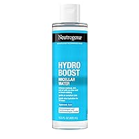 Hydro Boost Micellar Water with Hydrating Hyaluronic Acid, Micellar Cleansing Water for Sensitive Skin Removes Makeup, Dirt & Oil, Non-Comedogenic & Alcohol-Free, 13.5 fl. Oz
