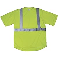 Forester Men's Class 2 High Visibility Short Sleeve T-Shirt - Lime, 2XL