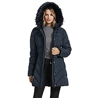 BINACL Women's Winter Warm Thicken Long Outwear Pockets Coat Parka Jacket XS-XXL