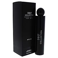 Perry Ellis 360 Collection Noir for Men Eau de Toilette Spray, 3.4 Ounce