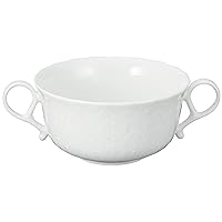 Narumi 9968-2297P Soup Cup, Silky White, 10.2 fl oz (290 cc), Microwave and Warm, Dishwasher Safe