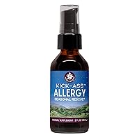 WishGarden Herbs Kick-Ass Allergy - Plant-Based Non-Drowsy Herbal Allergy Supplement with Nettle Leaf, Echinacea, & Yerba Santa, Supports Healthy Histamine Response to Seasonal Irritants, 2oz
