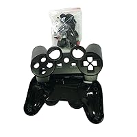 OSTENT Full Controller Shell Case Housing Button Kit for Sony PS3 Bluetooth Wireless Controller - Color Black