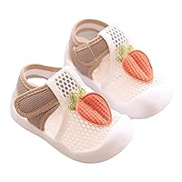 Dance Shoes Kids Sandals for Girls Toddler Breathable Slippers Kids Holiday Beach Anti-slip Hook and Loop Shoes Sandals