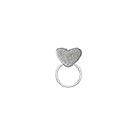 FT326 Heart 2.3x2.1cm Emblem Made From Fine English Pewter Brooch drop hoop Holder For Glasses , Pen , ID jewellery POSTED BY US GIFTS FOR ALL 2016 FROM DERBYSHIRE UK …