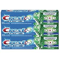 Premium Plus Scope Outlast Toothpaste, Long Lasting Mint Flavor 5.2 oz (Pack of 3)