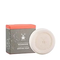 MÜHLE Shaving Soap - Shaving Soap with Grapefruit & Mint for All Skin Types - Fruity & Revitalising - 65 g